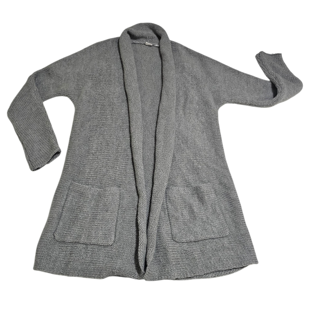 Gap Openfront Midi Sweater Cardigan Wool Alpaca Knit Gray XS